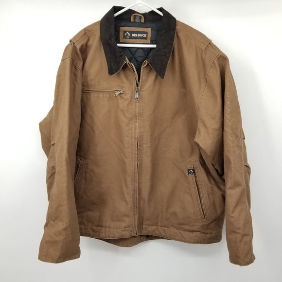Dri Duck Other - Dri Duck Men's Outlaw Brown Quilted Liner Jacket Size 2XL